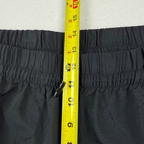 Adidas Women's Sport 3 Stripes Trim Black Woven Track Pants 1X Elastic Waist NWT - Picture 9 of 12